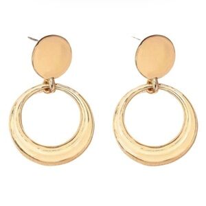 Simple Circular Hoop Earrings